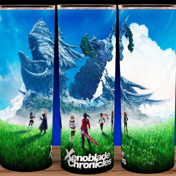 Xenoblade Chronicles Gaming Cup Mug Tumbler 20oz - Picture 1 of 3